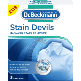 Dr.Beckmann Stain Devils odstraňovač škvŕn 3 x 40 g