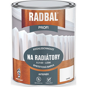 Radbal Profi S2120 špeciálna farba na radiátory, 1000 biela, 600 ml