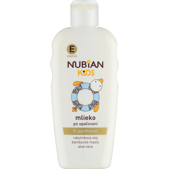 Nubian Kids mlieko po opaľovaní, 200 ml