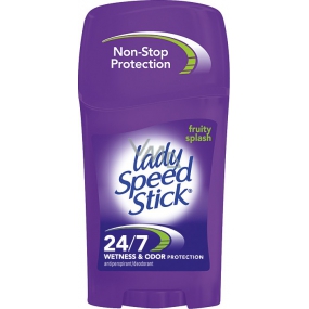 Lady Speed Stick 24/7 Fruity Splash antiperspirant dezodorant stick pre ženy 45 g