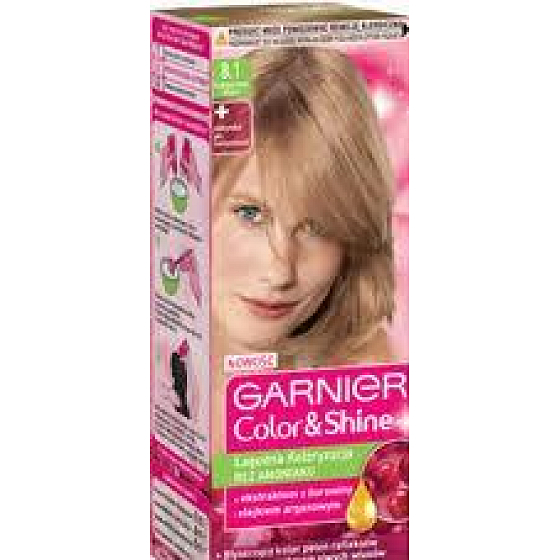 Garnier Color & Shine farba na vlasy 8.1 svetlá blond popolavá