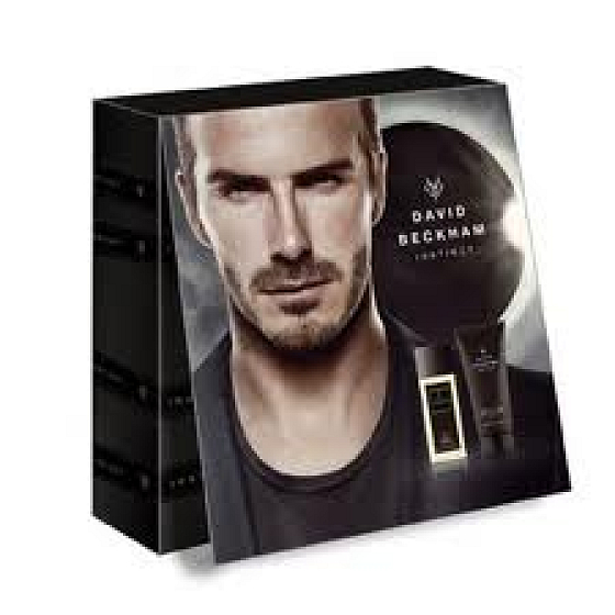 David Beckham Instinct parfumovaný deodorant sklo pre mužov 75 ml + sprchový gél 75 ml, kozmetická sada