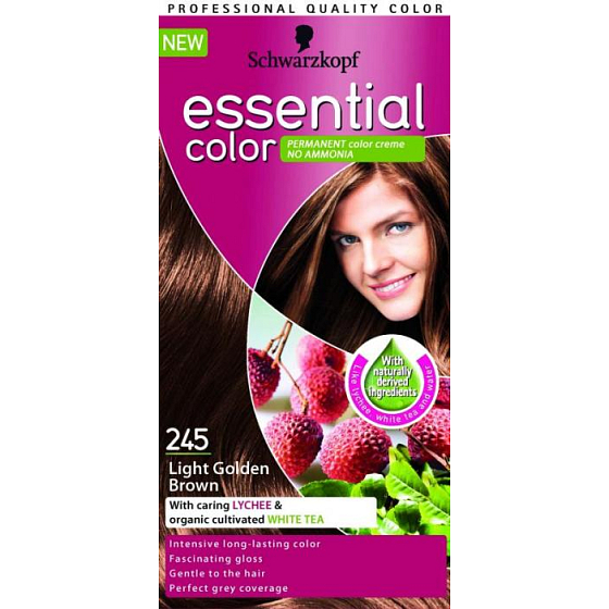 Schwarzkopf Essential Color dlhotrvajúca farba na vlasy 245 Svetle zlatohnedá