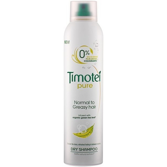 Timotei Čistota suchý šampón pre normálne a mastné vlasy 245 ml