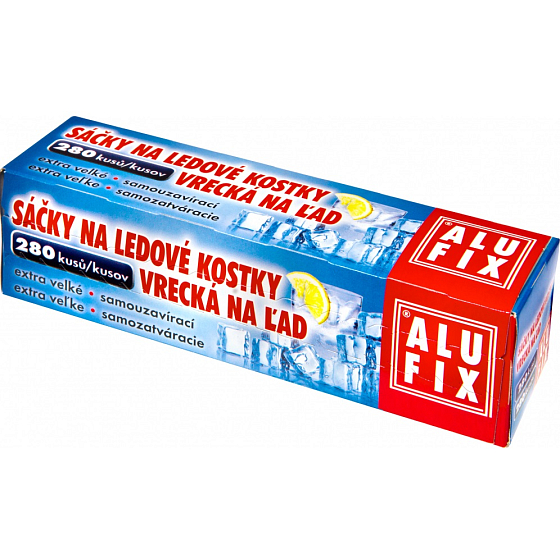 Alufix Vrecká na ľadové kocky samouzavieracie 280 kociek 10 vreciek