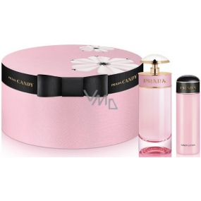 Prada Candy Florale toaletná voda 80 ml + telové mlieko 75 ml, darčeková sada