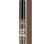 Essence Make Me Brow Eyebrow gélová riasenka na obočie 02 Browny Brows 3,8 ml