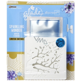 Glade Discreet Electric Sparkling Wonder Winter Flowers elektrický osviežovač vzduchu 8 g