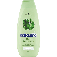 Schauma 7 Bylín šampón pre normálne až mastné vlasy 400 ml