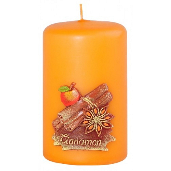 Candles Škorica vonná sviečka valec 50 x 80 mm