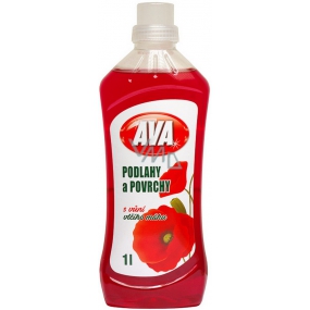 Ava Vlčí mak univerzálny tekutý čistiaci prostriedok na podlahy a iné umývateľné povrchy 1 l