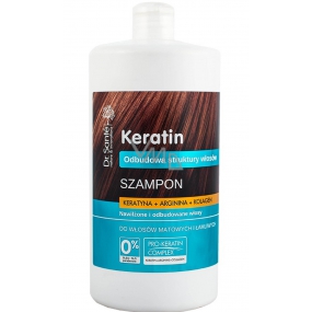 Dr. Santé Keratín Hair regeneračné a hydratačné šampón pre krehké lámavé vlasy bez lesku 1 l