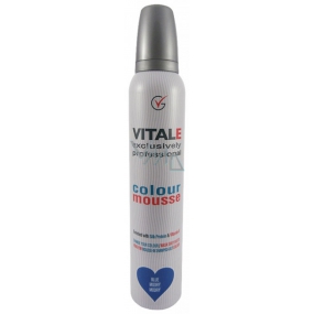 Vitale Exclusively Professional farbiace penové tužidlo s vitamínom E Blue - Modrý 200 ml