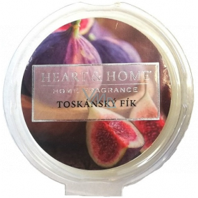 Heart & Home Toskánsky figa Sójový prírodný voňavý vosk 26 g