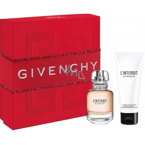 Givenchy L Interdit Eau de Parfum toaletná voda pre ženy 50 ml + telové mlieko 75 ml, darčeková sada