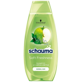 Schauma Clean & Fresh Šampón s jablkom a žihľavou pre normálne vlasy 400 ml