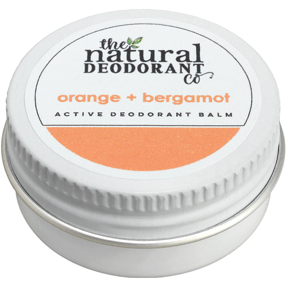 The Natural Deodorant Co. Aktívny dezodoračný balzam Pomaranč + bergamot deodorant balzam 10 g
