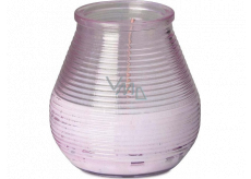 Bolsius True Citronella repelentná sviečka v ružovom skle 91 x 94 mm 1 kus