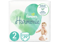 Pampers Harmonie veľkosť 2, 4 - 8 kg plienkové nohavičky 39 ks