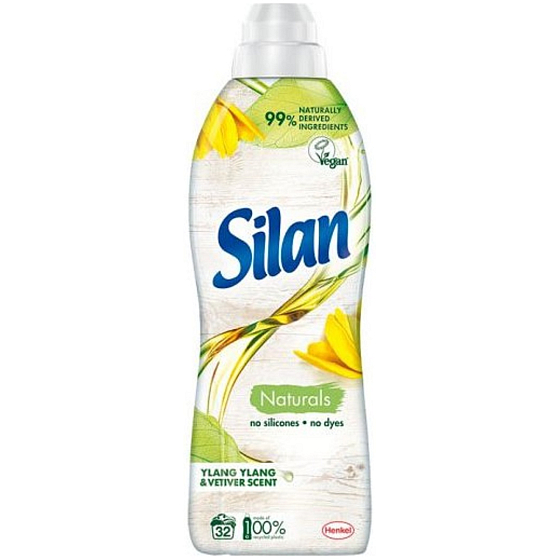 Silan Naturals Ylang Ylang & Vetiver Scentrated fabric softener 32 dávok 800 ml