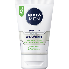 Nivea Men Sensitive čistiaci gél na tvár pre mužov 100 ml