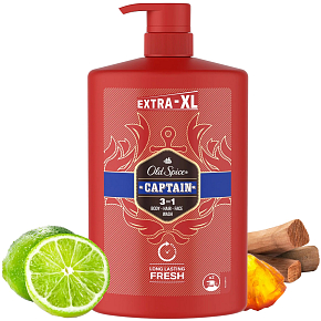 Old Spice Captain 3v1 sprchový gél a šampón pre mužov 1000 ml