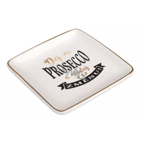 Albi podnos na drobnosti - Daj mi Prosecco a sleduj zmenu 8,5 x 8,5 cm
