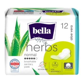 Bella Herbs Aloe Vera hygienické vložky 12 kusů