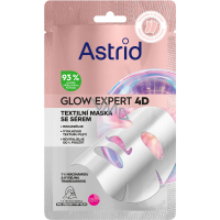 Astrid  Glow Expert 4D textilná pleťová maska, 1 ks