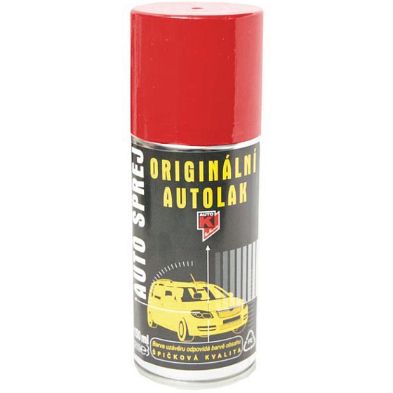 Kwasny Auto-K Color Škoda, originálny autolak v spreji, 8125 červeň šípková, 150 ml