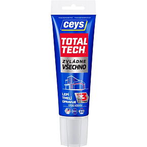 Ceys Total Tech vodoodolné lepidlo a tmel, transparentné, 125 g