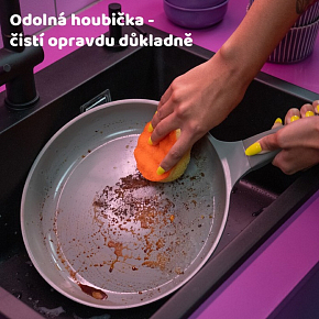 Vileda Punch hubka na riad s vôňou pomaranča, 1 kus