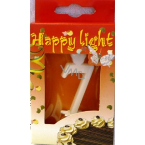 Happy light Tortová sviečka číslica 7 v krabičke