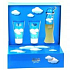 Moschino Light Clouds toaletná voda 50 ml + sprchový gél 50 ml + telové mlieko 50 ml, darčeková sada