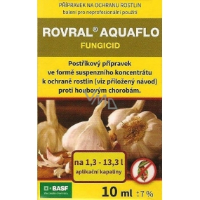 Basf Rovral Aquaflo prípravok proti hubovým chorobám a na morenie cesnaku 10 ml