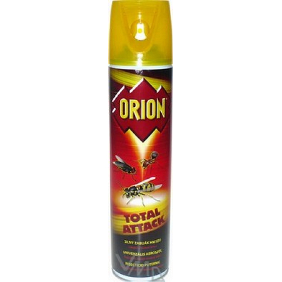 Orion Total Attack silný zabijak hmyzu lietajúci a lezúci hmyz sprej 400 ml