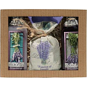 Bohemia Gifts Lavender La Provence sprchový gél 100 ml + Olejová kúpeľ 100 ml + soľ do kúpeľa 150 g, kozmetická sada