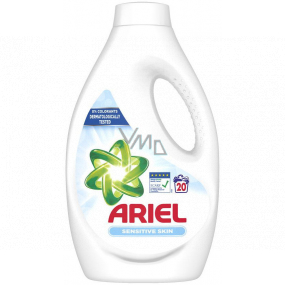Ariel Sensitive Skin tekutý prací gél 20 dávok 1100 ml