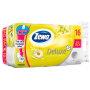 Zewa Deluxe Aqua Tube Camomile Comfort parfumovaný 3 vrstvový 150 útržkov 16 kusov, rolička, ktorú môžete spláchnuť
