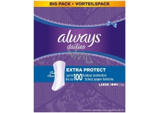 Always Dailies Extra Protect Large s jemnou vôňou slipové intímne vložky 52 kusov