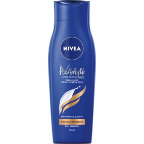 Nivea Hairmilk Ošetrujúci šampón pre silné nepoddajné vlasy 250 ml