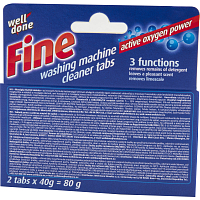 Well Done Fine tablety na čistenie pračky 2 x 40 g