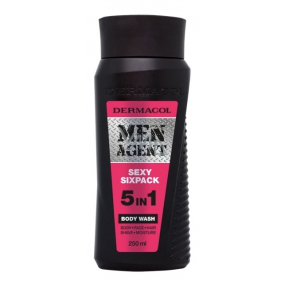 Dermacol Men Agent 5v1 Sexy Sixpack sprchový gél pre mužov 250 ml
