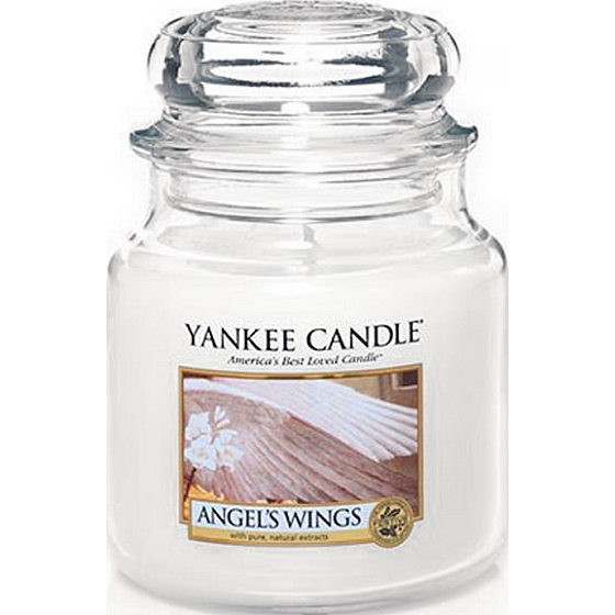 Yankee Candle Angels Wings - Anjelské krídla vonná sviečka Classic strednej sklo 411 g