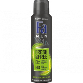 Fa Men Fresh & Free Mint & Bergamot 48H dezodorant sprej pre mužov 150 ml