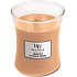 Woodwick Golden Milk - Zlaté mlieko vonná sviečka s dreveným knôtom a viečkom sklo stredná 275 g