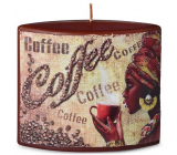 Emocio Káva Kávová sviečka s vôňou kávy elipsa 110 x 40 x 110 mm