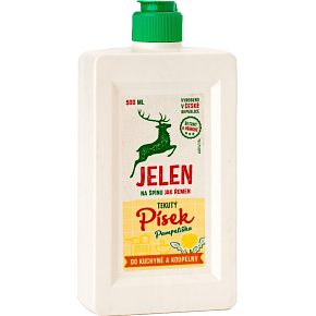 Jelen tekutý piesok do kúpeľne a kuchyne Púpava, 500 ml