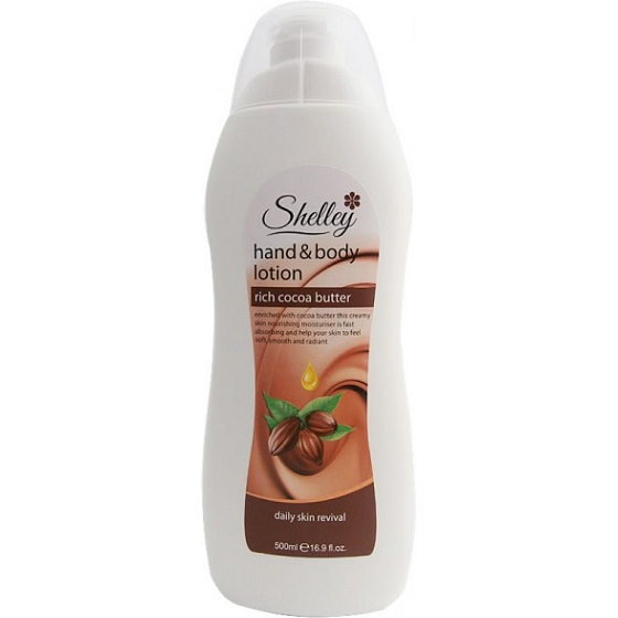 Telové mlieko Shelley Cocoa Butter pre všetky typy pokožky 500 ml