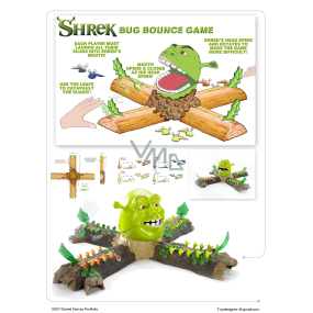 EP Line Shrek Bug Bounce zábavná hra pre deti, odporúčaný vek 4+